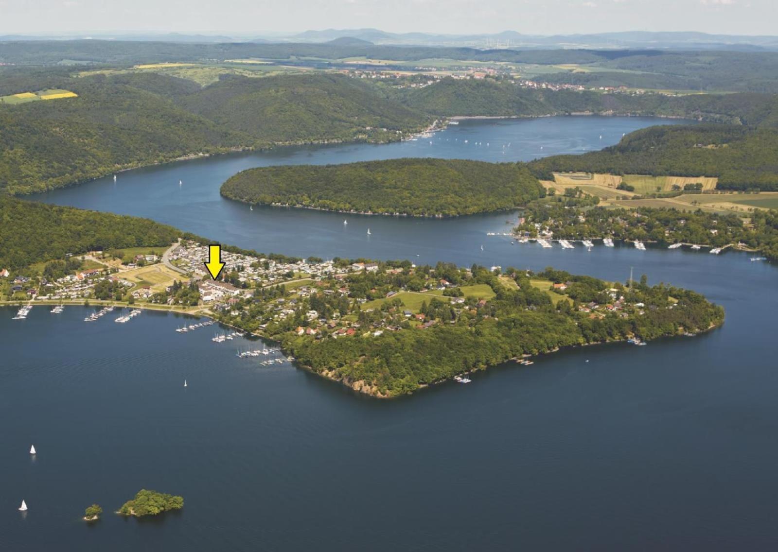 Helle 93M2 Fewo Mit 2 Schlafzimmern Am Edersee Scheid  Exteriör bild